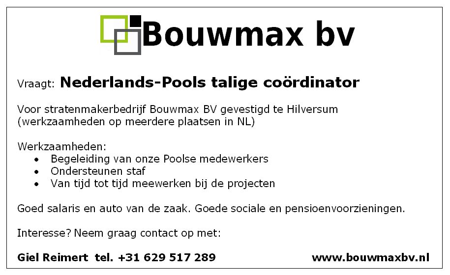 Bouwmax bv - listed on Niedziela.NL